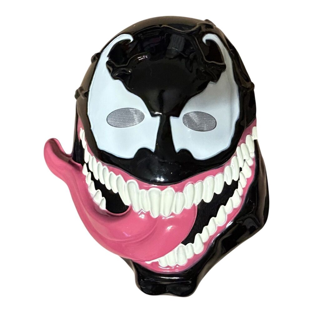 Marvel Venom Costume Child Large 12-14 Padded Jumpsuit Mask Gloves Complete - Picture 4 of 16